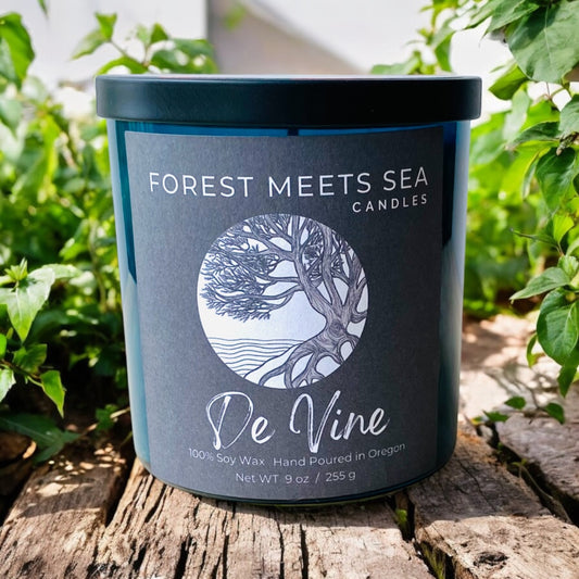 De Vine, Tomato Vine Scented Soy Candle, Hand Poured