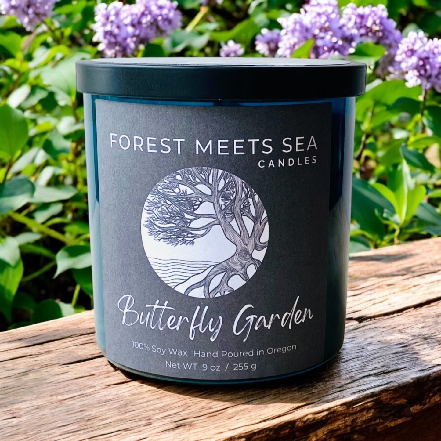 Butterfly Garden Fresh Floral, Hand Poured Soy Candle