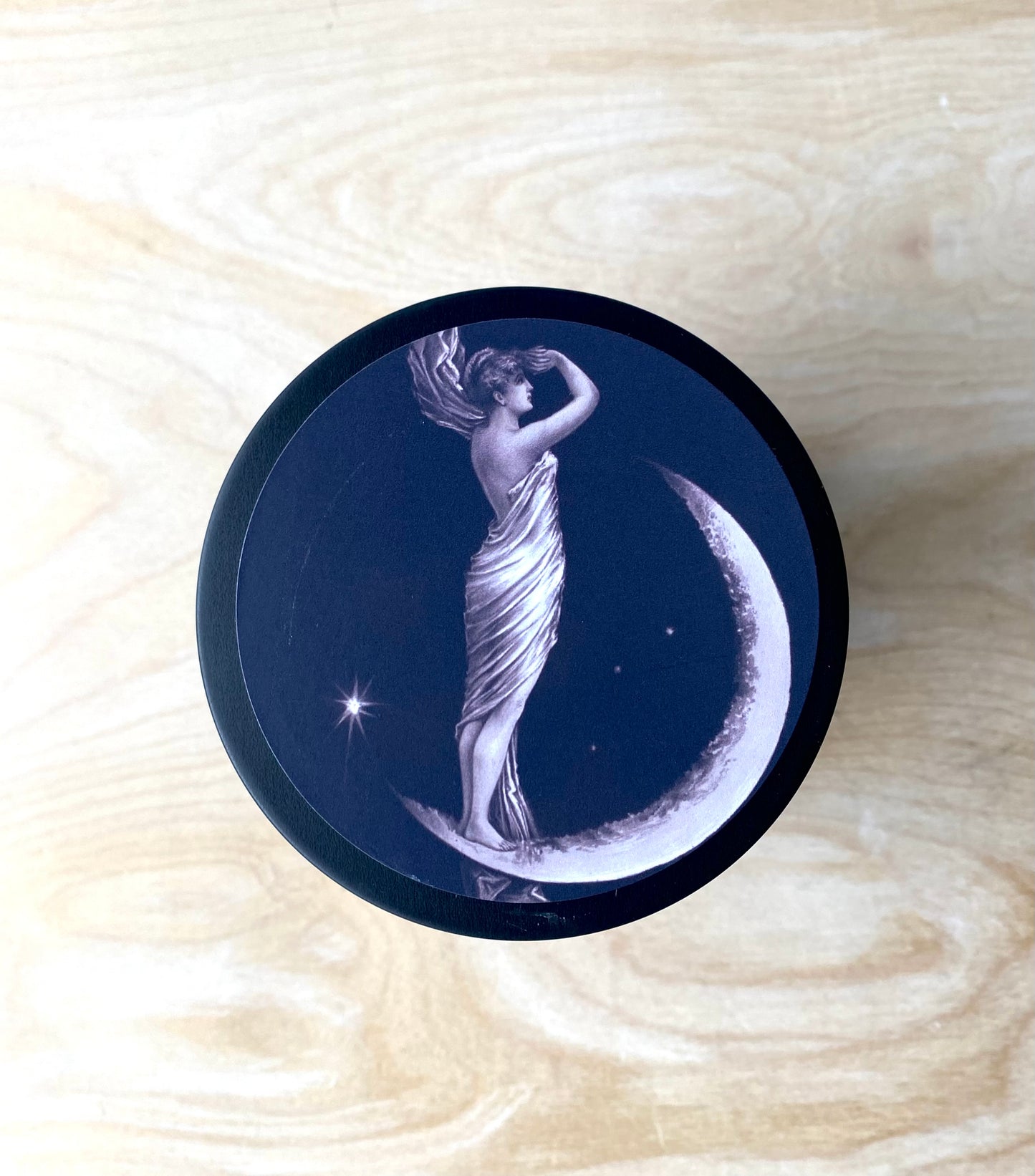 Moon Faerie Crystal Candle, Hand Poured Soy Candle