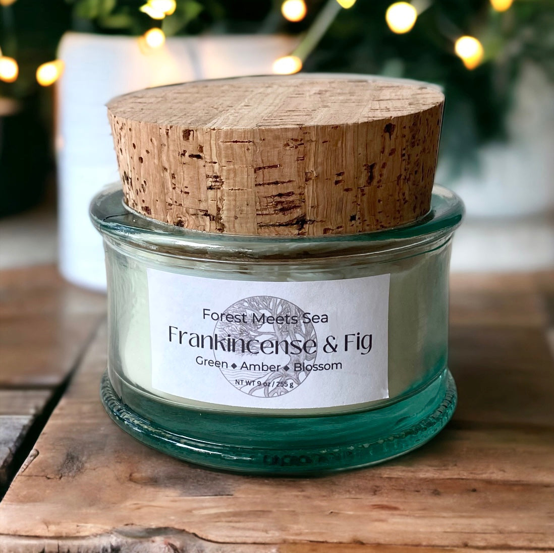 Frankincense & Fig Recycled Glass & Natural Cork