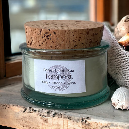 Tempest Scented Candle, Hand Poured Soy Candle