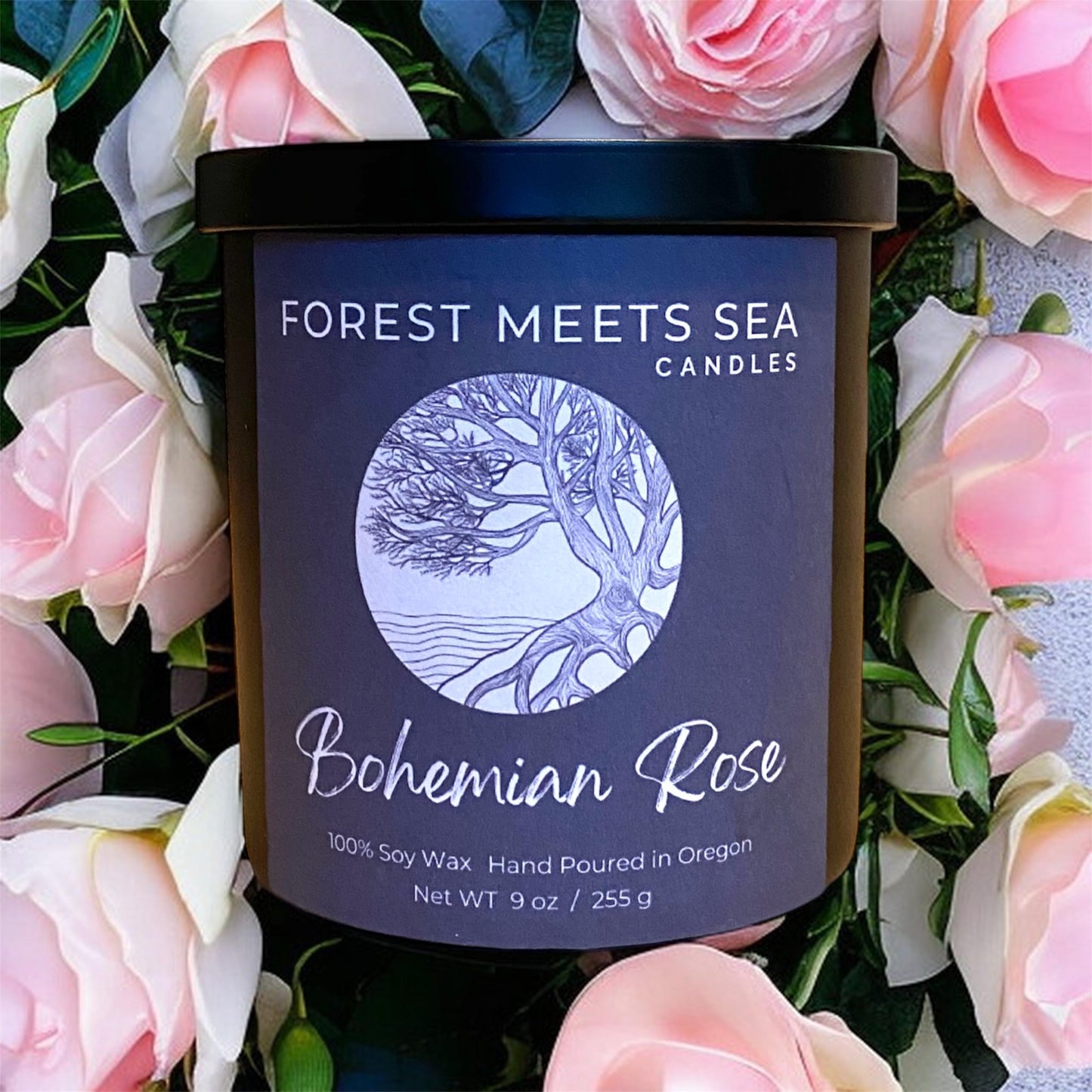 Bohemian Rose, Soy Candle