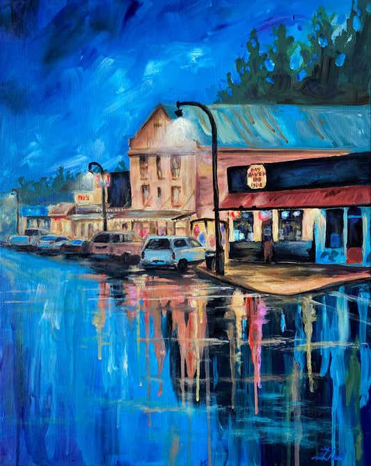 Newport Historic Bayfront 8x10 PRINT, ‘Newport OG’ Painting