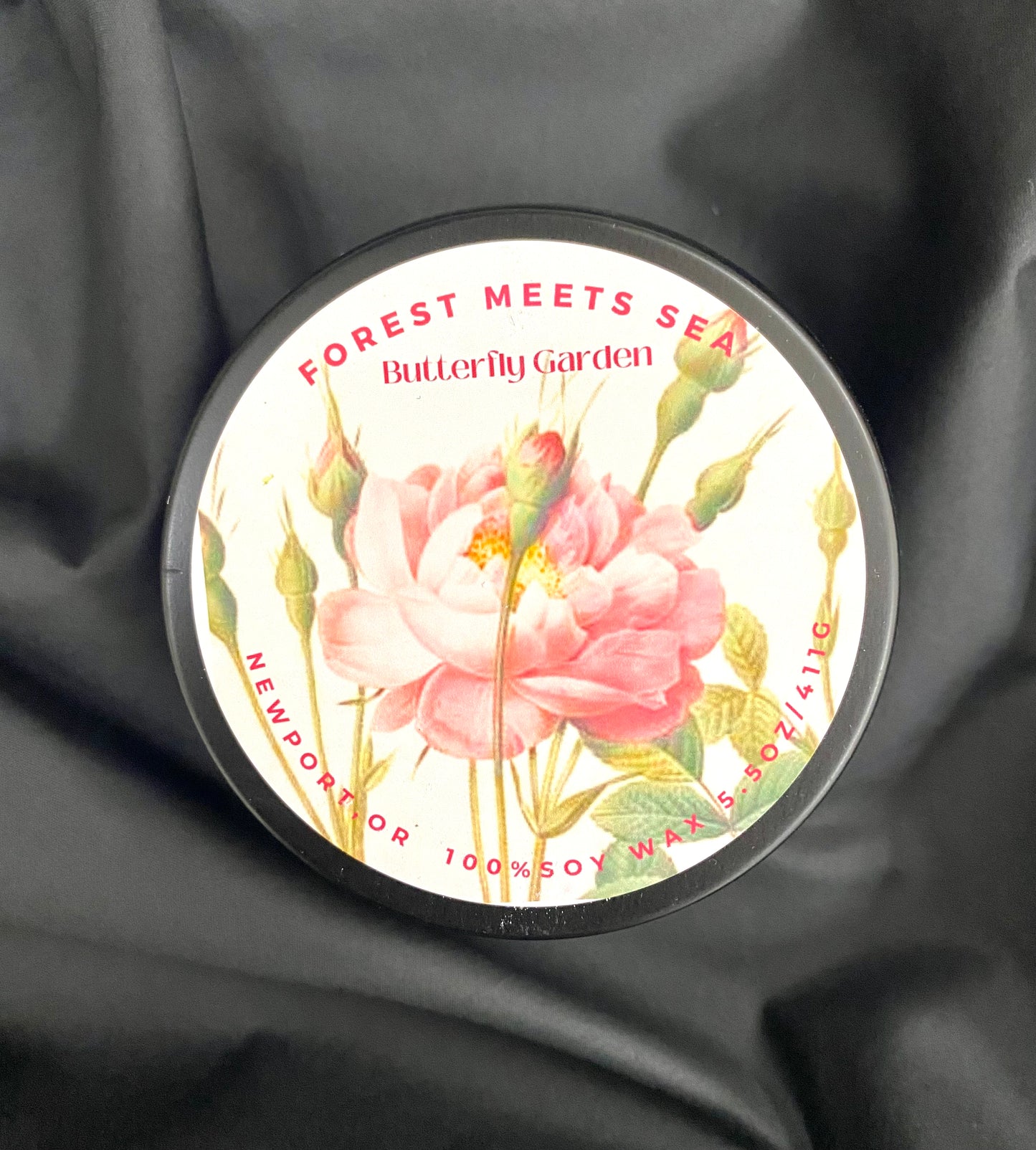 True Rose Soy Candle, Hand Poured