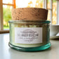 Wake Up Call, Coffee Scented 100% Soy Candle, Hand Poured in Recycled Glass & Cork Vessel