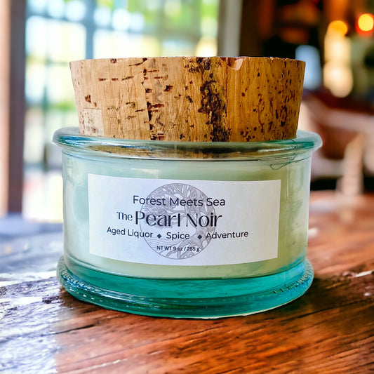 The Pearl Noir Recycled Glass & Natural Cork