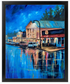 Newport Historic Bayfront, Framed Acrylic Painting PRINT, ‘Newport OG’