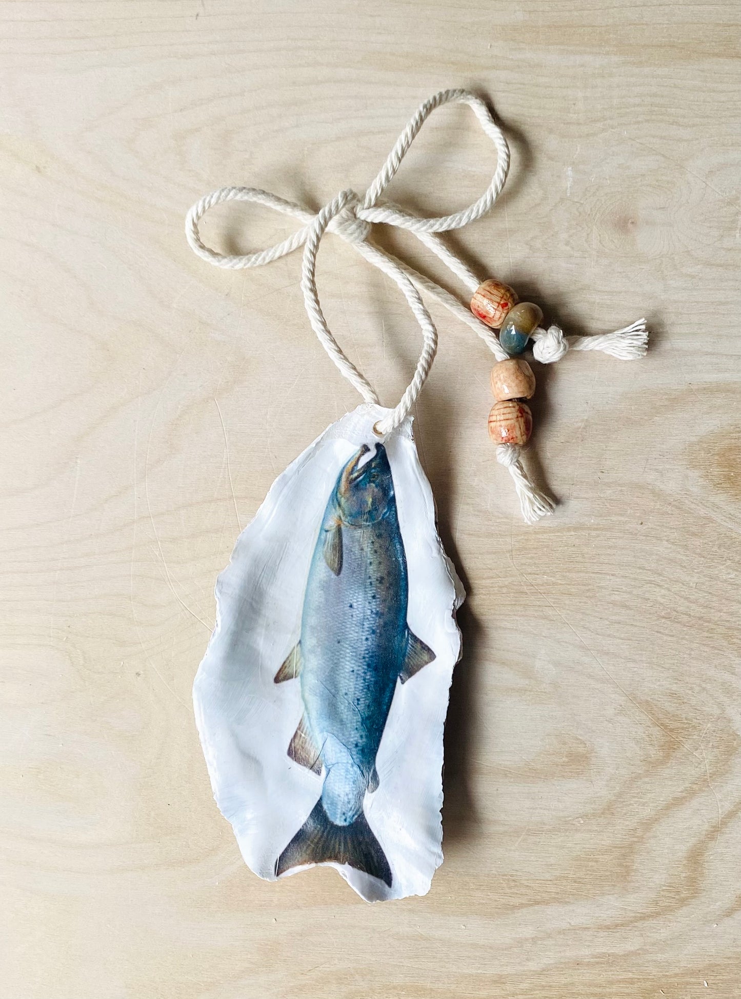 Chinook Salmon Handmade Ornament