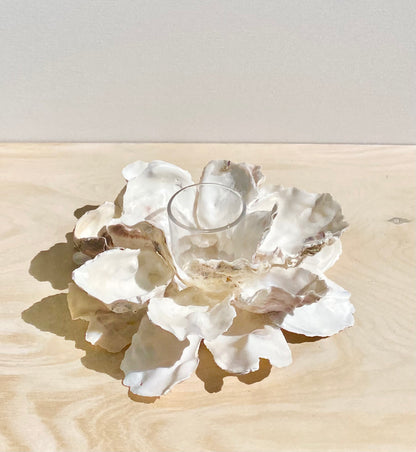 Votive Oyster Shell Candle Holder