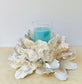 Large Oyster Shell Candle Holder, Beach Centerpiece